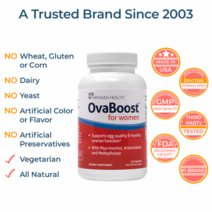 페어헤븐헬스 오바부스트 우먼 OvaBoost 여성 임신보조영양제 120정, 1병, 120 정