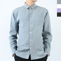 남성용 패션의류 봄가을 춘추복 긴팔 면셔츠 면남방