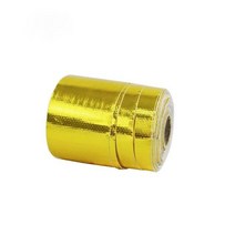 열반사단열재 골드 자동차 열 배기 테이프 리셋 단열 보호 방염제 자기 접착식 반사, 01 5x100cm