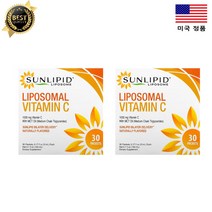 1+1 Sunlipid 리포소말 비타민C 천연향 30개입 각 5ml 리포솜 리포조말