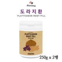 에너데이 도라지환 분말 가루 차 약도라지 길경환 식이섬유 사포닌 말린도라지 미세먼지 기관지건강 목에좋은 국내산도라지환, 2병