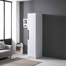 세홈 1인 옷장 회사 캐비넷 원룸오피스 미용실등 사업장용 옷장, 화이트