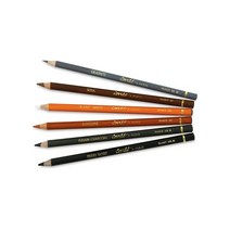 콘테 Conte a Paris 연필 콘테 스케칭 목탄 카본 펜슬 낱개 /옵션선택, White