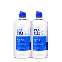바슈롬 리뉴 후레쉬 500ml x 2개 렌즈 세정액, 2개입