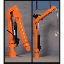 이동식 차량 소형 트럭 크레인 리프트 전동 전기 12V, 12v500kg 모터와이어 제어, 1개