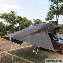 SUV 루프탑 텐트 차박 자동차 캠핑 오프로드 여행 자동차 지붕 침대 하드 노래 백, 2-1.9x2.1m 알루미늄 쉘 롤오버 루프 ​​텐트