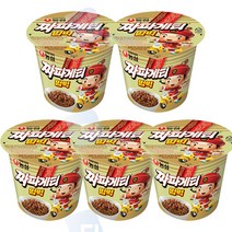 농심 짜파게티범벅 미니컵 5개 컵라면 소컵 짜장라면