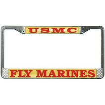Honor Country USMC Fly Marines 번호판 프레임