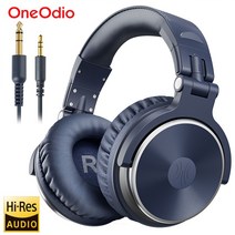 Oneodio Pro 10 유선 DJ 헤드폰 마이크가 있는 베이스 스테레오 게임용 헤드셋 전화 스튜디오 모니터 헤드폰 녹음 용, 05. Red