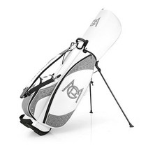 PGM 유행리벳 디자인 경량 스탠드 여자 골프캐디백, 화이트 (표준 커버)