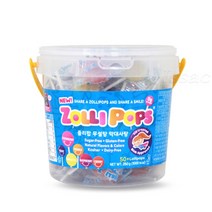 졸리팝 무설탕 막대사탕 250g x1개/ 혼합맛 졸리팝스