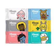 올드림 크리넥스 수앤수 카카오프렌즈 휴대용 물티슈 10매 1개