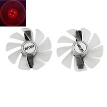 CF1015H12D FD10015M12D RX 590 580 480 470 570 GPU 쿨러 팬 사파이어 RX470 RX590 RX580 RX480 RX570 NITRO 스페셜, Red 2Pcs