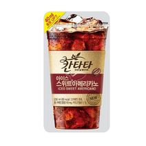 칸타타 아이스 파우치 아메리카노, 230ml, 3개