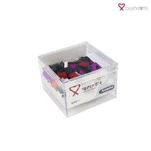 바이하츠 컬러 날클립 점보 중 JCB 대용량, 단품