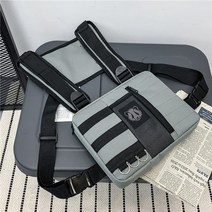 블랙 전술 가방 남자 옥스포드 천 가슴 리그 가방 힙합 스트리트 웨어 기능성 남자 가슴 가방 핸드백 새로운 허리 팩 숄더백 크로스백
