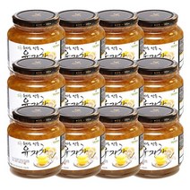에덴 고흥유자차(정백당) (1kg x 12병) 유자청, 12병, 1kg