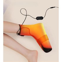 발찜질기 다리 발목 온열기 뜸질기 무릎 온찜 매트 발열 패드 발시림 족냉증, 풀 히팅/블랙(1개)