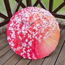 파라솔 82cm 붉은 꽃 고대 기름 종이 우산 방수 결혼식 cheongsam 보호자 chuva Şemsiye 일본
