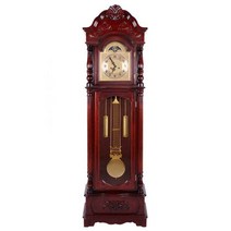 괘종시계 엔틱 옛날 올드 빈티지 원목 대형 스탠드, 크기 213x61x27 C - 월넛