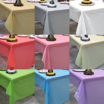 비닐 식탁복 일회용 테이블보 파티 용품, 골드