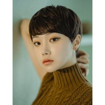 가발나라 여자가발 숏컷단발 허밍컷, 솜브레초코밀크브라운, S-SIZE, 1개
