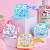 KC인증 미니 두더지게임기 기억력 게임기 고양이발바닥 키링 가방고리 팝잇 선물 열쇠고리, 밀크두더지게임기, 핑크
