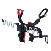 초경량 낚시대 받침틀 섶다리 휴대용 릴 받침대 홀더 바다 로드 민물, 블랙