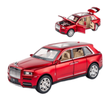 124 다이캐스트 모형 팬텀 진열 장난감 자동차, 승용차, 롤스로이스 레드