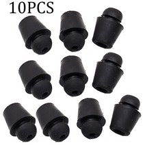 10pcs 검은 색 고무 자동차 범퍼 도어 오버 슬램 범용 쇼크 업소버 패드 쿠션 현대 기아 용 자동차 도어 프로텍터, 검은색