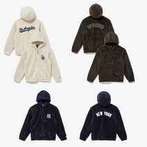 [국내 매장판] NEWERA 뉴에라 남여공용MLB 소프트 보아 후드 집업3종 모음 13338645 13338646 13338647 285497