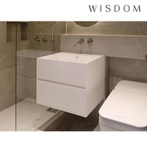 WD - 38596 F21/서랍장세면기/액상아크릴/세면대/WISDOM/아이스톤/iStone/WD38596F21, 무타공, 미포함, 1개