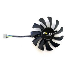 새로운 2PCS GA81S2U 4PIN 12V GTX970 GPU 팬 ZOTAC GTX 660Ti 650Ti 부스트 GTX 970 그래픽 카드 냉각 팬, 02 1PCS