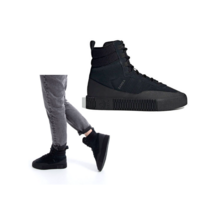 아디다스 삼바 부츠 여성 우먼스 신발 블랙 겨울 하이탑 데일리슈즈 국내매장판