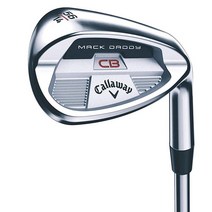 Callaway 캘러웨이 맥 대디 CB 웨지 오른손잡이용 스틸 플렉스 52도 실버, Right, Steel, 54 Degrees