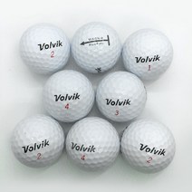 볼빅 마그마 화이트 3피스 4피스 A-급 로스트볼 30알 비재생 순수 물세척 창고 골프로스트볼