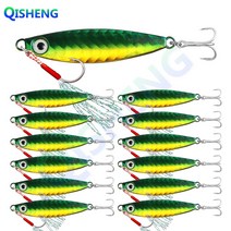 [QISHENG] 배스루어 반짝이 메탈지그 13개입/세트, JL-11#, 15g