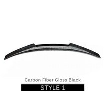 카본 섬유 후방 트렁크 스포일러 윙 BMW 4 시리즈 F33 F83 2 도어 카브리올레 2014, style1