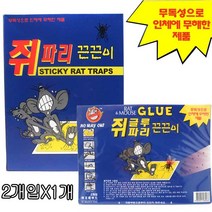 쥐파리 끈끈이 2매입, 1개