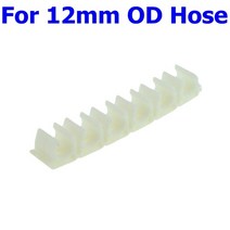 1/4 3/8 6mm 8mm 10mm 12mm 호스 워터 파이프 플로우 벤드 클립 고정 클램프 튜브 엘보 코너 홀더 RO 시스템 전환, [06] Black 10mm