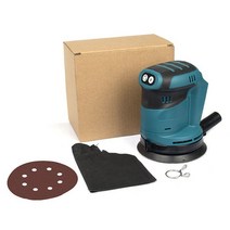 무선광택기 차량용 전동 폴리싱 왁싱기 신제품 무선 오비털 샌더 우드 그라인더 3 단 속도 전기 연마 그라, 01 파란