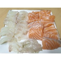 초밥용 광어 연어 필렛/대광어 순살 200g+생연어 순살 300g, 2개