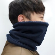 웰스타 겨울 방한 기모 넥워머 / 목토시 스키 보드 마스크, 네이비