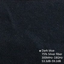 용접 이중코팅 안전 방화장갑권장 전자기 방사선 장갑 용접 TIG EMC 실험실 EMF 차폐 남여, 16 Dark blue 75Ag_03 XL
