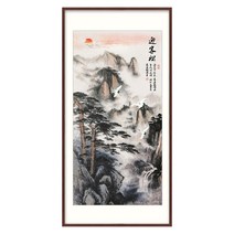 소나무 산수화 보석십자수 동양 명화 대형 비즈 그림 집들이 선물 DIY 구슬십자수 만들기, 70x120cm