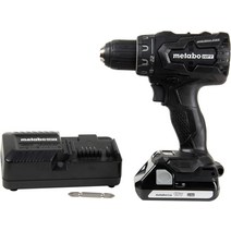 Metabo HPT DS18DBFL2QB 18V 무선 드라이버 드릴 블랙, 기본