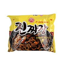 출출할때 오뚜기 진짜장135g 봉지라면 사무실 회사 직장 학생 간식 식사대용 시원한국물, 단품