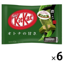 [일본발송] 네슬레 일본 KitKat 킷캣 미니 오토나의 달콤함 진한 녹차 12개입 6봉, 10~11개입 6봉