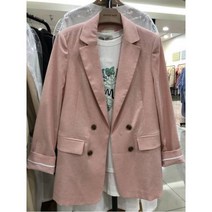 보니알렉스 투버튼린넨자켓 BBJC3074PK 블루키