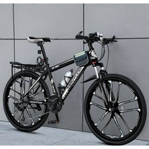 산악 고급로드자전거 남성용 가변 속도 학생용자전거, 24 속도, 27.5인치, [플래그십에디션]흑백-10칼